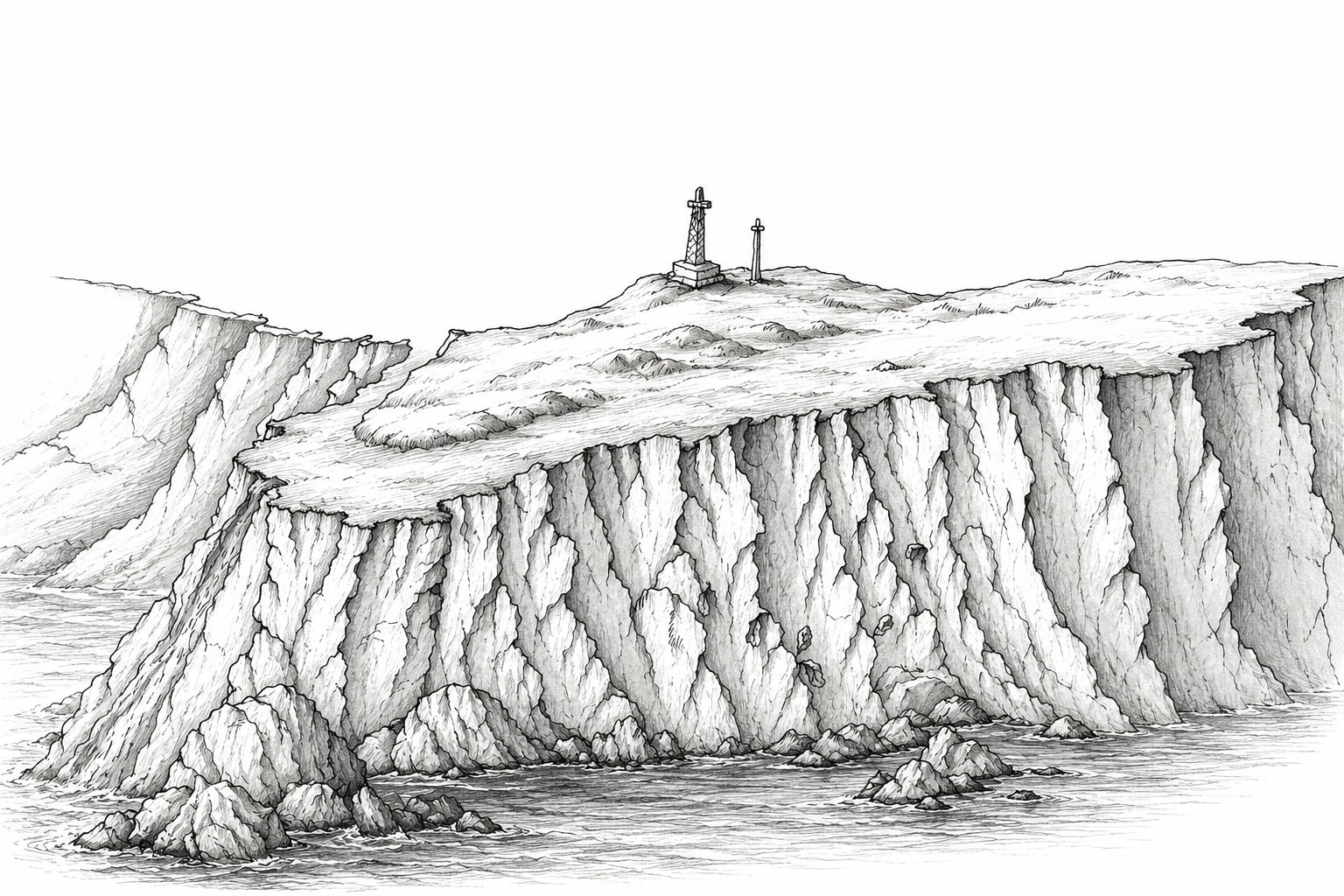 Cartina Bluff Point est