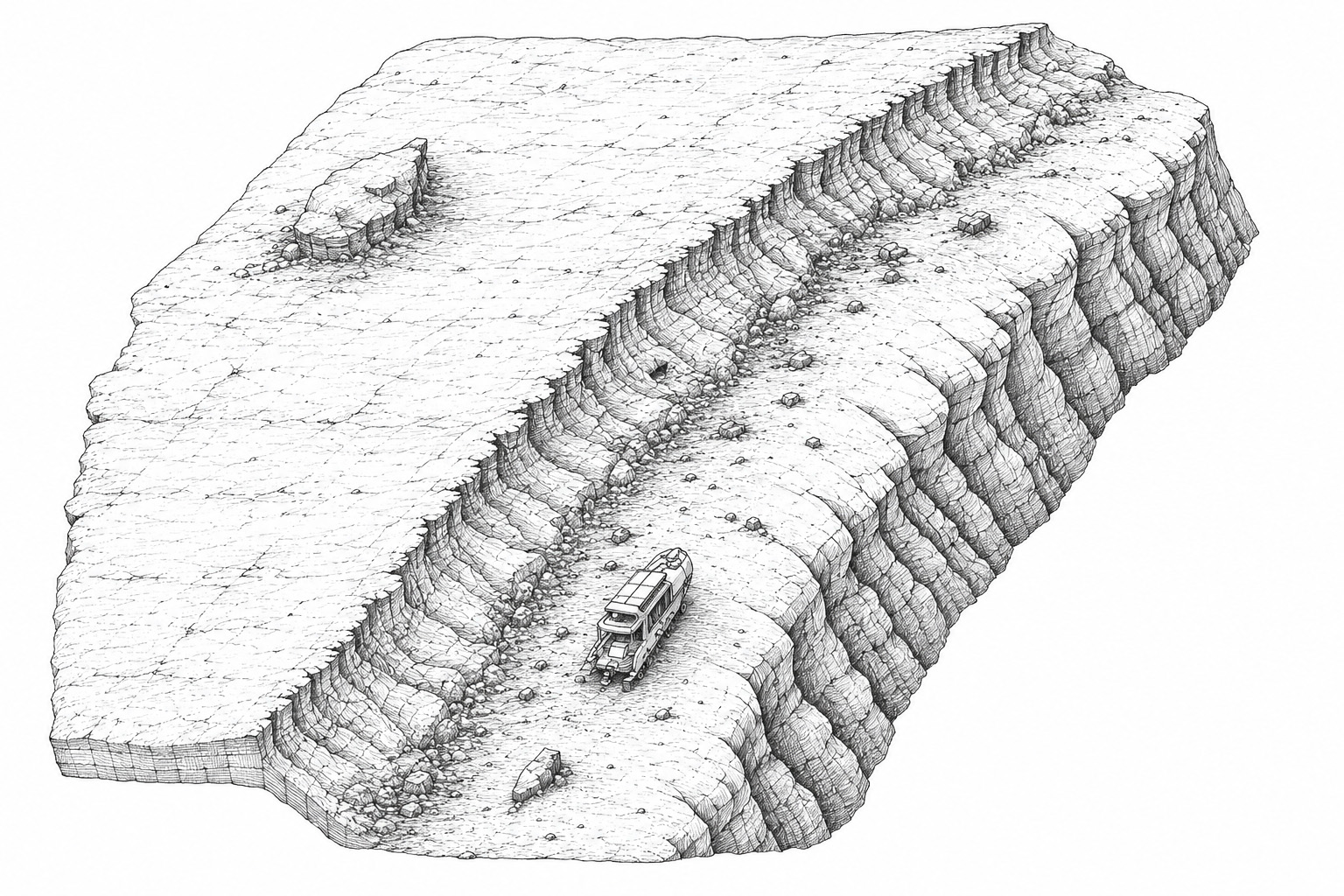 Cartina Fanadir nord