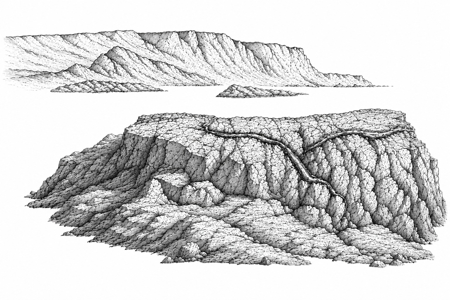 Cartina La Faglia sud