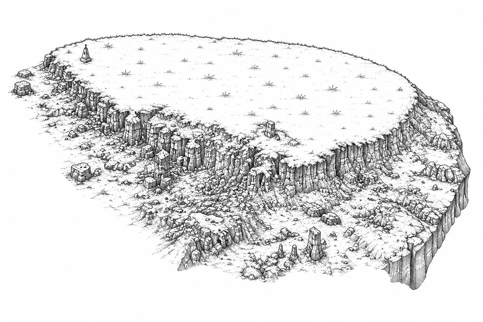 Cartina Middle reef sud est