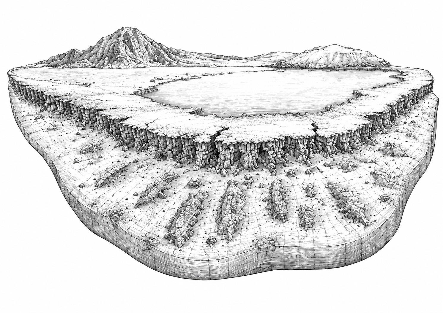 Cartina Zabargad sud